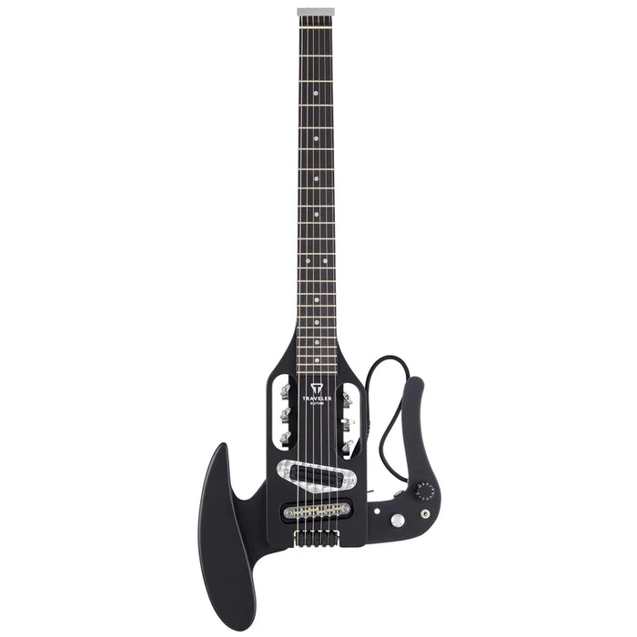 Traveler Guitar Pro Series Mod-X Electric Solid Body Travel Guitar - Matte Black