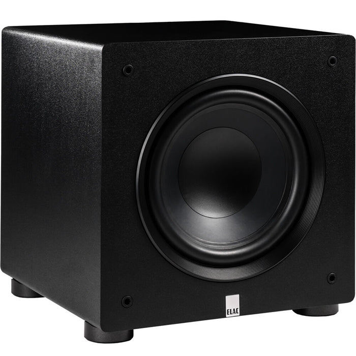 Varro PS250-BK 10" Premium Powered 250W Subwoofer with Bash Amplification