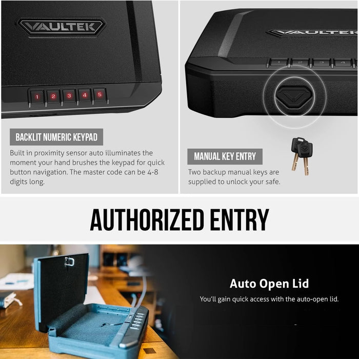 Vaultek VS10i Rugged Unibody Biometric + Bluetooth Personal Safe
