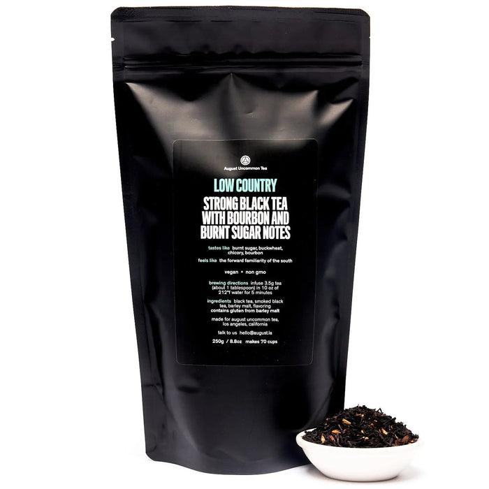 August Uncommon Tea - Low Country - Bourbon Sugar Black Tea