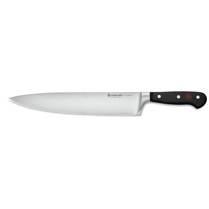 Classic 10" High Carbon Stainless Steel Chef's Knife, Black