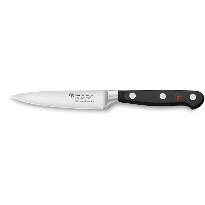 Classic 4" Stainless Steel Paring Knife, Black