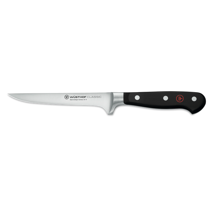 Classic 5" Stainless Steel Boning Knife, Black