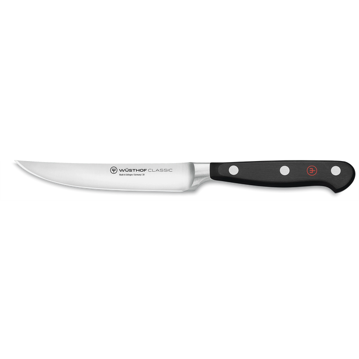 Classic 4 1/2" Stainless Steel Steak Knife, Black