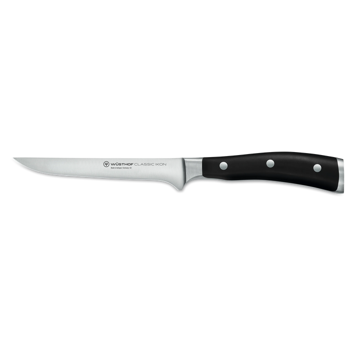 Classic Ikon 5" Stainless Steel Boning Knife, Black