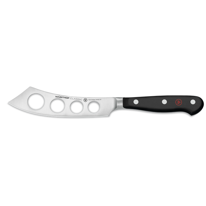 Classic 5" Stainless Steel Soft Cheese Knife, Black