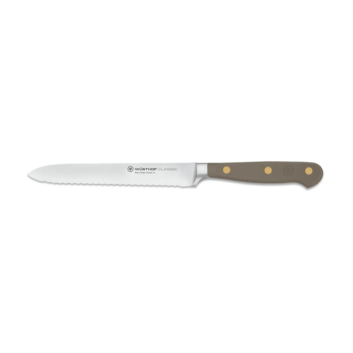 Classic Color Series 5" High Carbon Stainless Steel Serrated Utility Knife