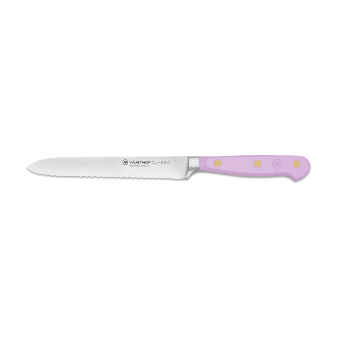 Classic Color Series 5" High Carbon Stainless Steel Serrated Utility Knife