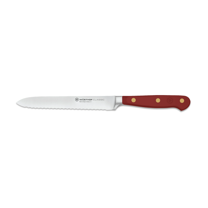 Classic Color Series 5" High Carbon Stainless Steel Serrated Utility Knife