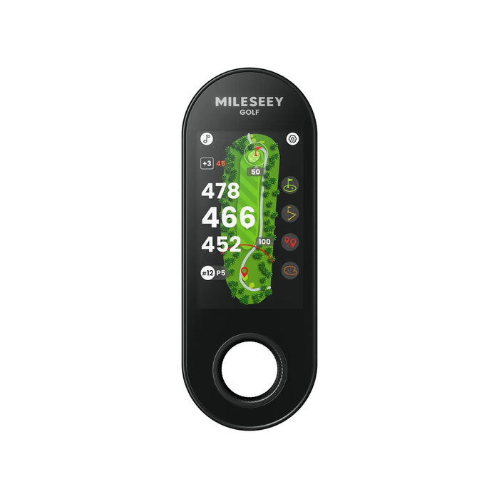 MILESEEY GeneSonic Go Handheld Golf GPS Rangefinder with 43K Preloaded Courses