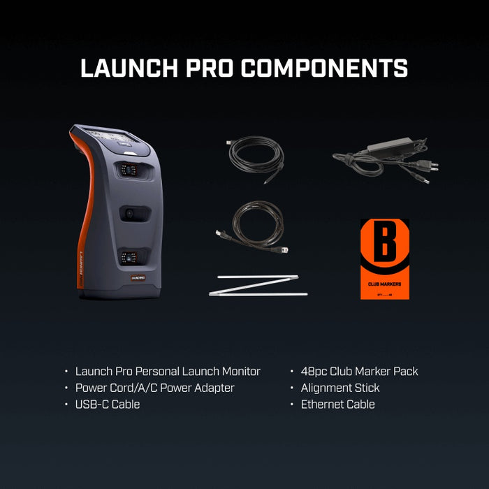 Bushnell Golf Launch Pro Circle B Edition Golf Launch Monitor and Simulator
