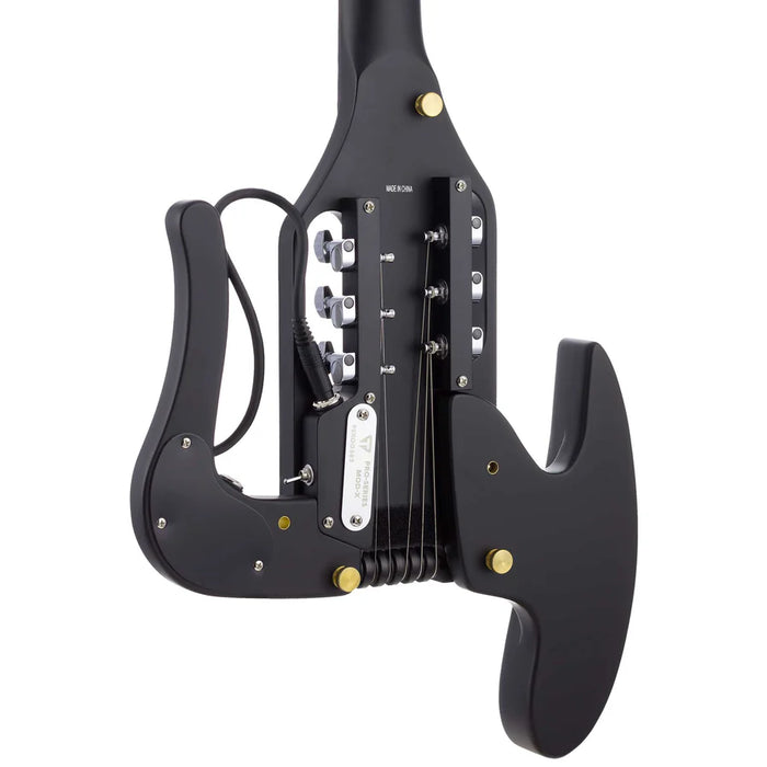 Traveler Guitar Pro Series Mod-X Electric Solid Body Travel Guitar - Matte Black