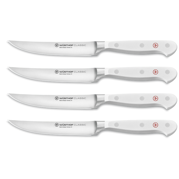 Classic Color Series Four Piece Steak Knife Set with 4.5" Steak Knives