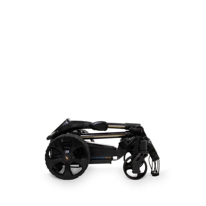 MGI Ai Navigator Halo GPS Electric Remote Golf Push Cart with Geo Protect Technology