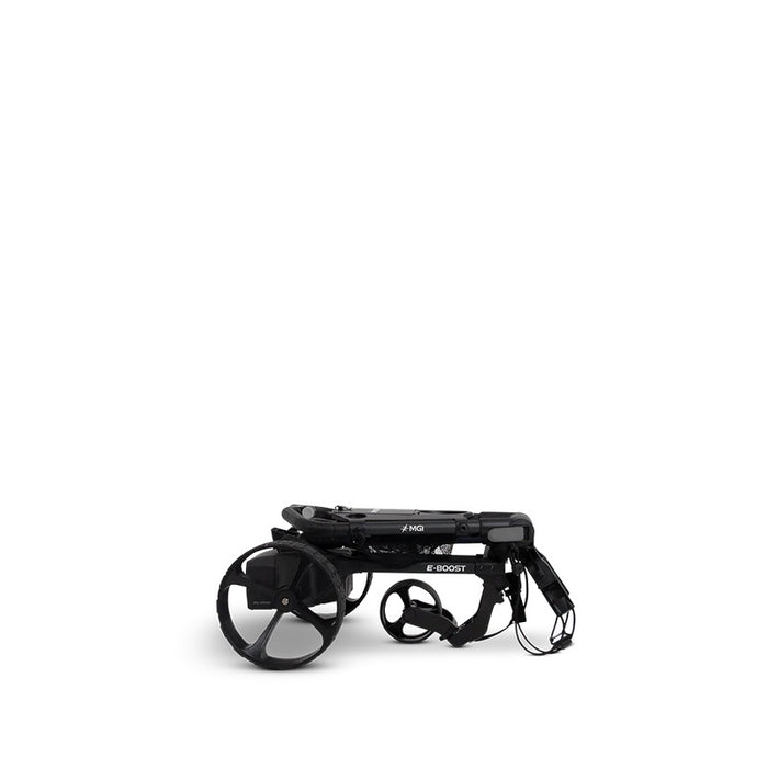 MGI E-BOOST Lightweight Assisted Golf Push Cart with Push and Boost Modes