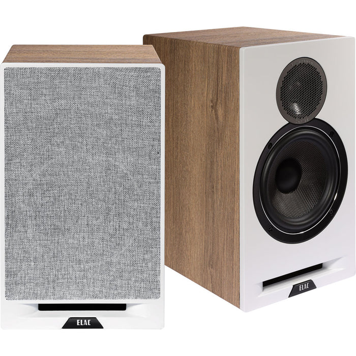ELAC Debut Reference 6.5" 2-Way Bookshelf Speakers for Home Theater Systems
