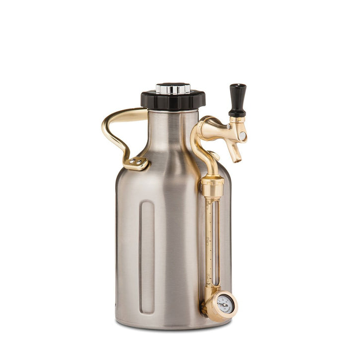 Growlerwerks - uKeg 64 Pressurized Growler for Craft Beer, Stainless Steel