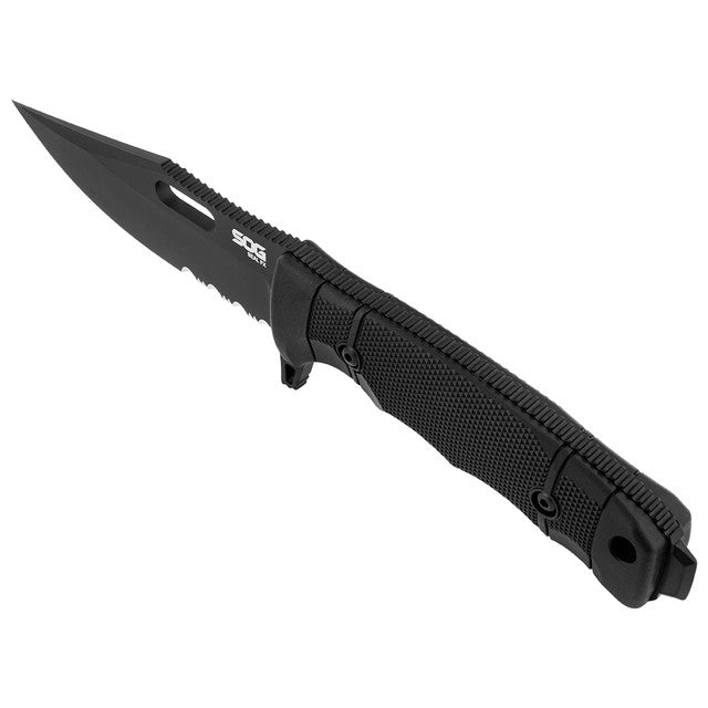 Seal FX Folding Pocket Knife with Partially Serrated Clip Point Blade