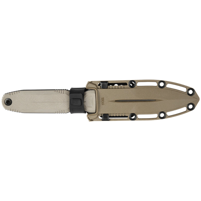 Pentagon FX - FDE Folding Pocket Knife with Double Edge Cyro S35VN Blade