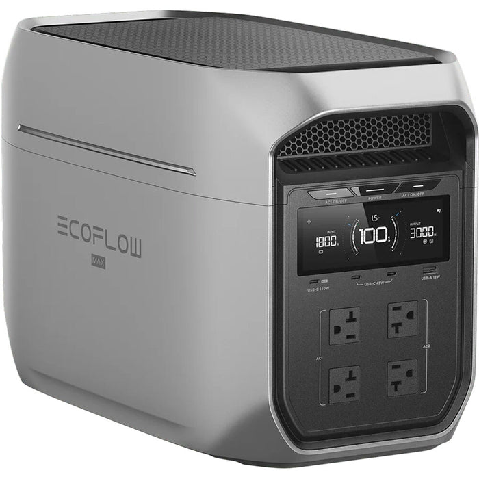 EcoFlow DELTA 3 Max Portable Power Station for Home Power Backups and More