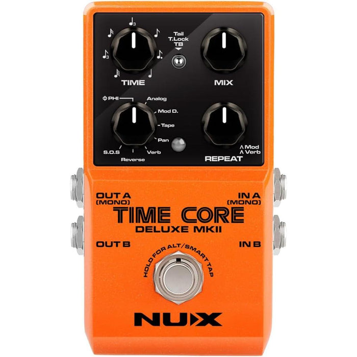 Time Core Deluxe MKII Advanced Delay Effect Pedal for Guitars and Basses