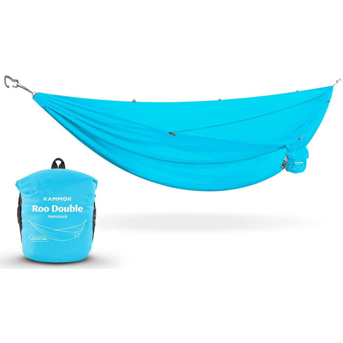 Roo Double Hammock with Stuff Sack | Durable & Waterproof | Great for Two People