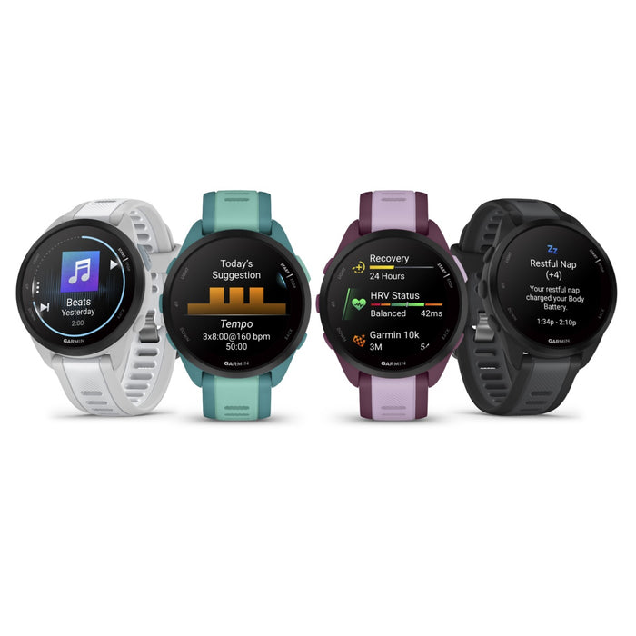 Forerunner 165 Series GPS Running Smartwatch | AMOLED Display | Health Tracking