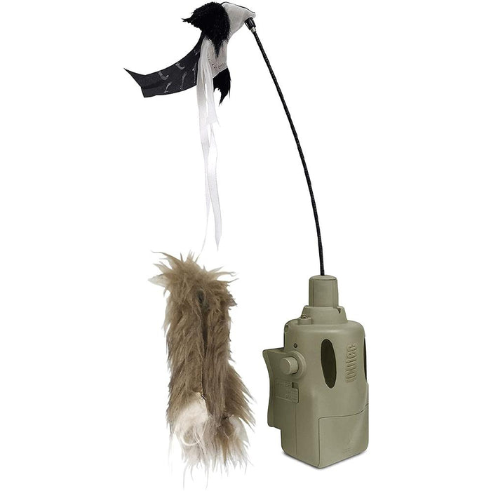 AD400 Attachable Predator Decoy with 2 Quick Change Toppers and LED Lights