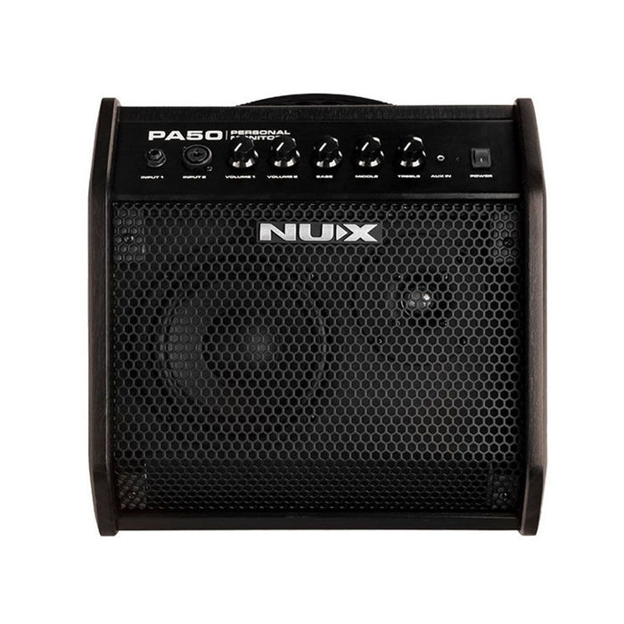 PA-50 Personal Monitor 50W Amplifier with Dual Inputs, FRFR System, & 3-Band EQ