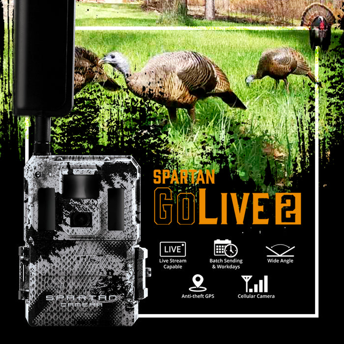 Spartan Camera GoLive 2 4G / LTE Cellular Trail Camera with Three Carrier Options