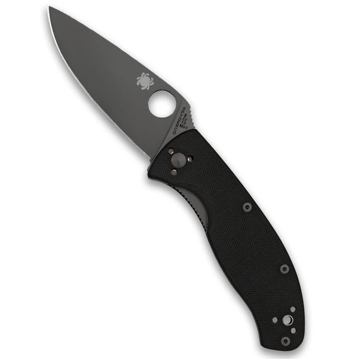 Spyderco Tenacious Folding Utility Folding Pocket Knife with 3.39" Steel Blade