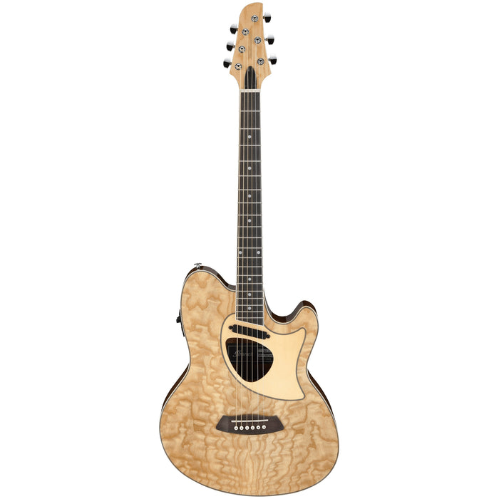 Talman TCM50 6-String Acoustic Electric Guitar with On-Board Tuner, Right-Handed