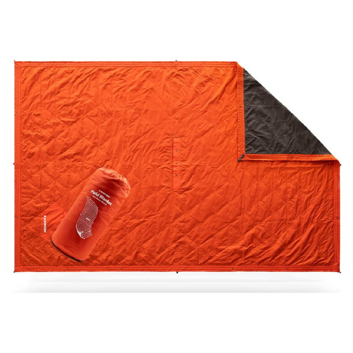 Field Blanket with Water Resistant Microfleece | Convertible and Wearable