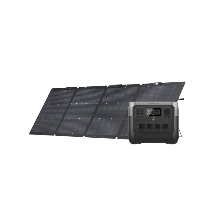 EcoFlow RIVER 2 Pro Portable Power Station with 220 Watt Solar Panel