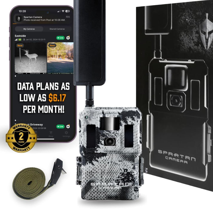 Spartan Camera GoLive 2 4G / LTE Cellular Trail Camera with Three Carrier Options