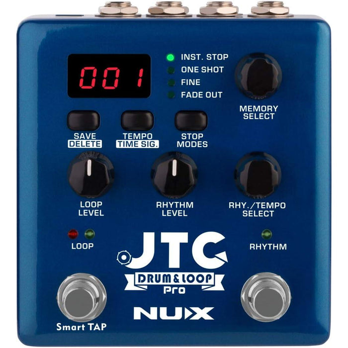 NDL-5 JTC PRO Drum Loop Dual Switch Looper Effect Pedal | Records Up to 6 Hours