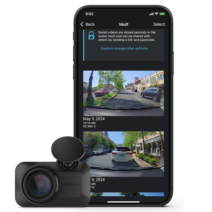 Dash Cam Mini 3 with Ultracompact 1080p HD Camera and 140-Degree Field of View