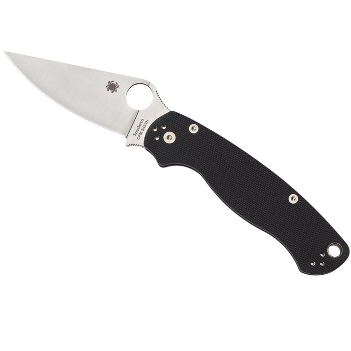 Spyderco Para Military 2 Folding Pocket Knife with 3.45" CPM S45VN Blade, Black