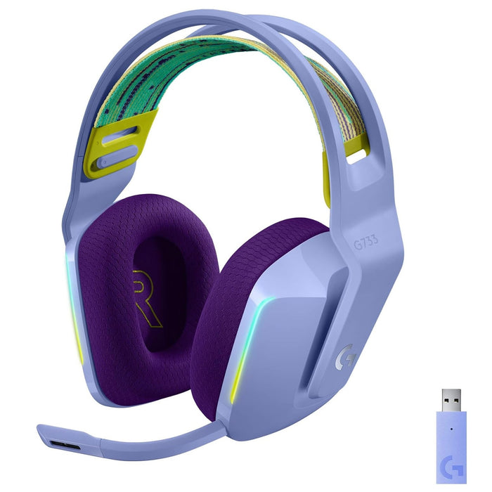 G733 LIGHTSPEED Wireless RGB Gaming Headset with PRO-G Audio Drivers