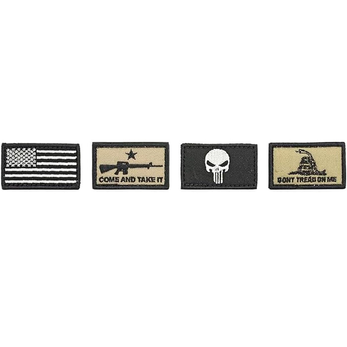 Razor Patriot Patch Kit with 4 Assorted Velcro Patches, American Flag Version