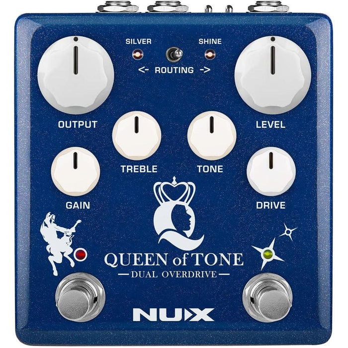 NDO-6 Queen of Tone Dual Overdrive Guitar Effect Pedal | Horseman & Morning Star