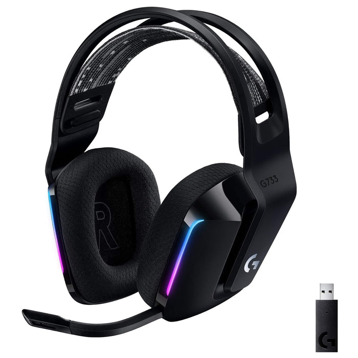 G733 LIGHTSPEED Wireless RGB Gaming Headset with PRO-G Audio Drivers