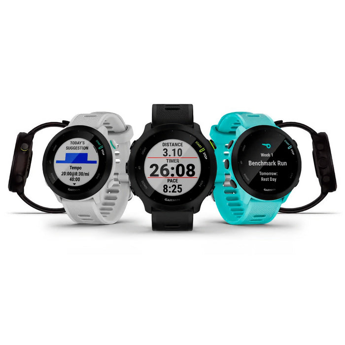 Forerunner 55 GPS Multisport and Running Smartwatch with PacePro Guidance