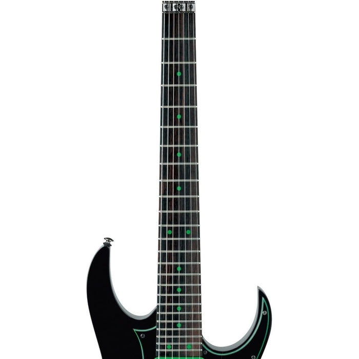 Steve Vai Signature UV70P 7-String Solidbody Electric Guitar, Right, Black