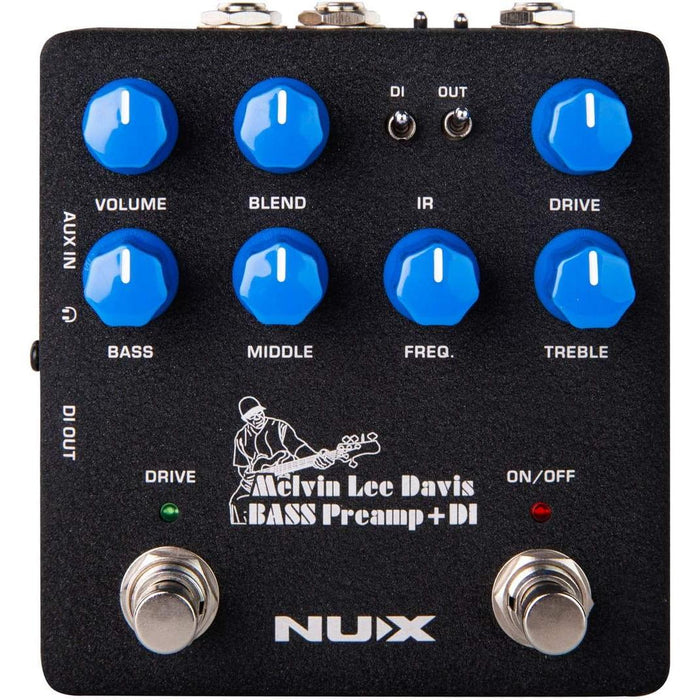 NBP-5 Melvin Lee Davis Multi-Functional Bass Pedal with Preamp & Noise Reduction