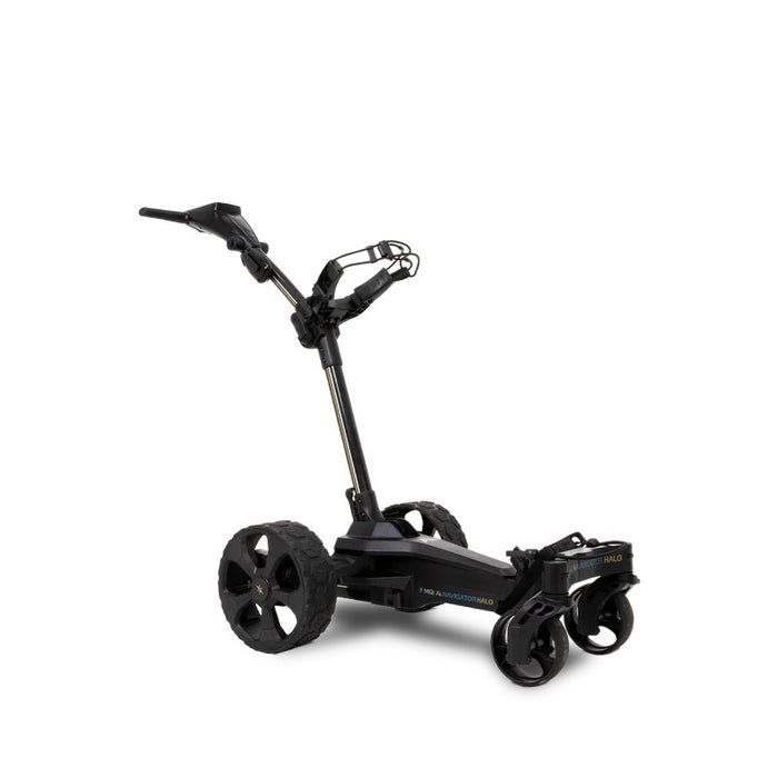 MGI Ai Navigator Halo GPS Electric Remote Golf Push Cart with Geo Protect Technology