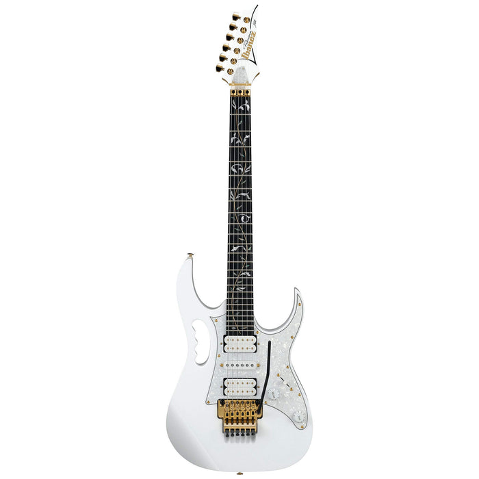 Steve Vai Signature JEM7VP Solidbody Electric Guitar, Right-Handed - White