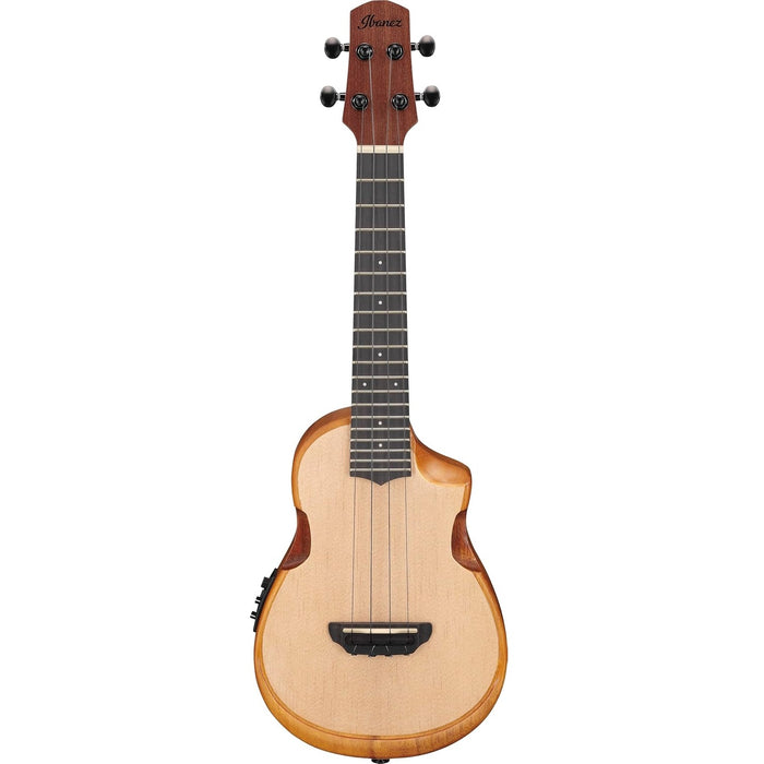 AUC10E 4-String Chambered Acoustic Guitar, Right-Handed, Open Pore Natural