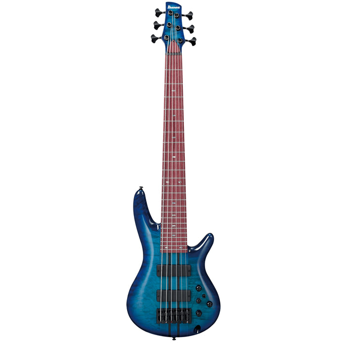 Adam Nitti Signature ANB306 Premium 6-String Bass Guitar, Right, Blue Burst