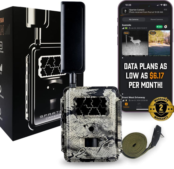 Spartan Gocam 4G LTE Cellular Trail Camera with Three Carrier Options